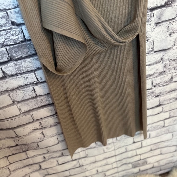 Splendid Collection Heather Camel Georgie Rib Skirt Size L - Picture 5 of 7